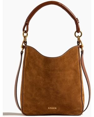 STAUD Mel Shoulder Bag - Brown