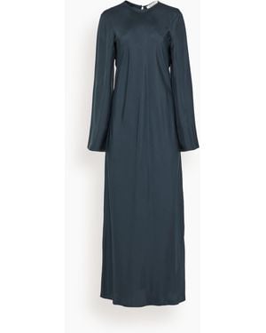 Rohe Signature Silk Dress - Blue