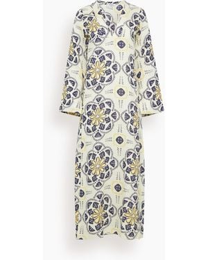 lemlem Theodora Column Dress - White