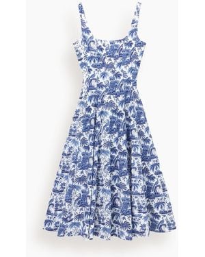 STAUD Wells Dress - Blue
