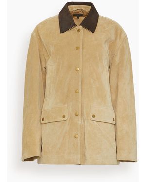 Rag & Bone Cassidy Suede Jacket - Natural