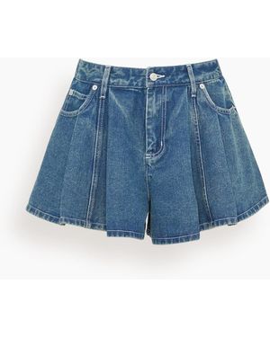 Sea Stasia Denim Jean Shorts - Blue