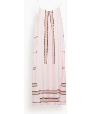 lemlem Nia Slip Dress - Pink