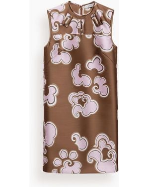 Dorothee Schumacher Floral Statement Dress - Brown