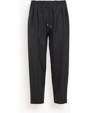 Maria McManus Barrel Leg Drawstring Trouser - Black