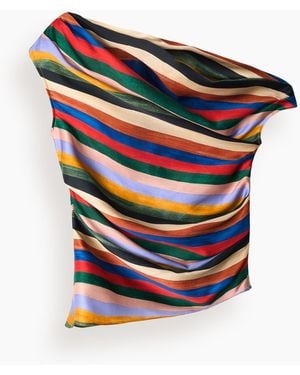 STAUD Phare Silk Top - Multicolor