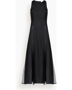 Loulou de Saison Iraka Detailed Maxi Dress - Black