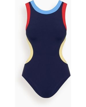 STAUD Dolce One Piece - Blue