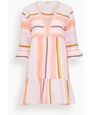 lemlem Hanna Flutter Dress - Pink