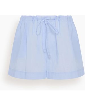 Another Tomorrow Voile Drawcord Short - Blue