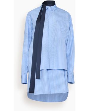 Sacai Poplin Dress - Blue