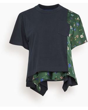 Sacai Floral Print T-Shirt - Multicolor