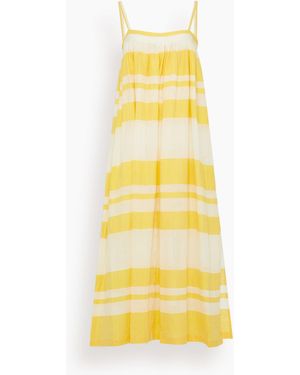 lemlem Eda Slip Dress - Yellow