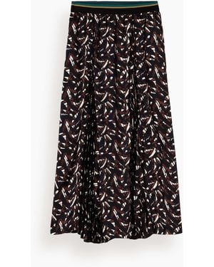 Plan C Pleated Skirt - Black