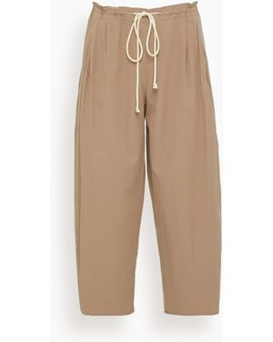 Maria McManus Balloon Drawstring Trouser - Natural