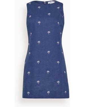 lemlem Persinna Shift Dress - Blue
