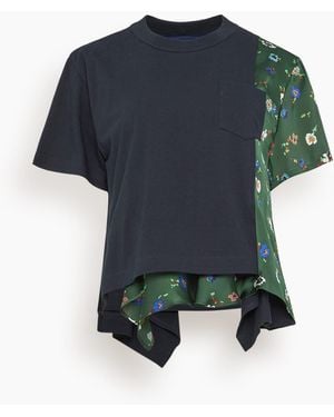 Sacai Floral Print T-Shirt - Multicolor