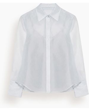 Jonathan Simkhai Loen Long Sleeve Shirt - White