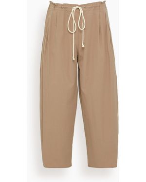 Maria McManus Balloon Drawstring Trouser - Natural