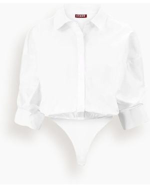 STAUD Traverse Bodysuit - White