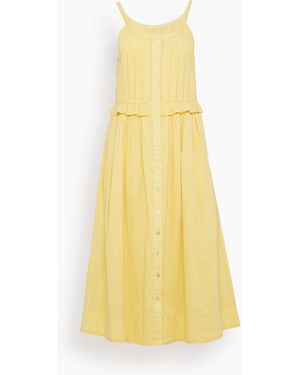 Sea Alberte Solid Tank Dress - Yellow