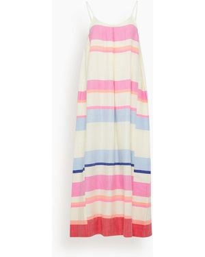 lemlem Nia Slip Dress - Pink