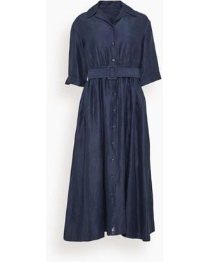 Rosie Assoulin Jane Shirt Dress - Blue