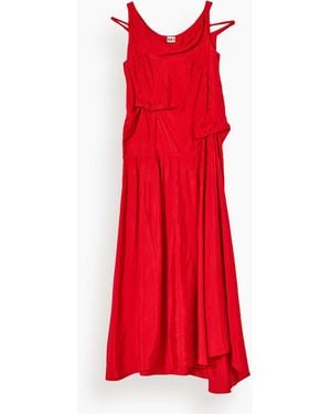 Plan C Long Dress - Red