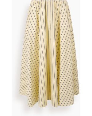 STAUD Milano Skirt - Natural