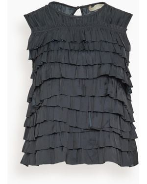 Ulla Johnson Quinn Layered Sleeveless Top - Black
