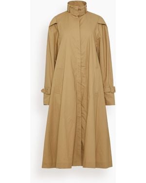 BITE STUDIOS Chet Light Cotton Trench - Natural