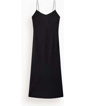 Another Tomorrow Satin Gown - Black