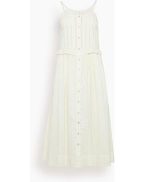 Sea Alberte Solid Tank Dress - White