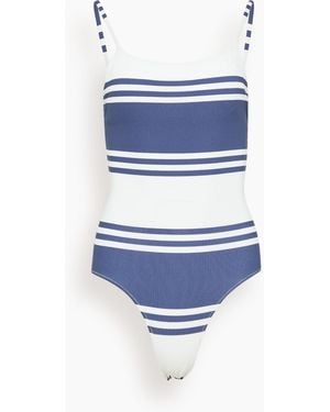 lemlem Elene One Piece Swimsuit - Blue