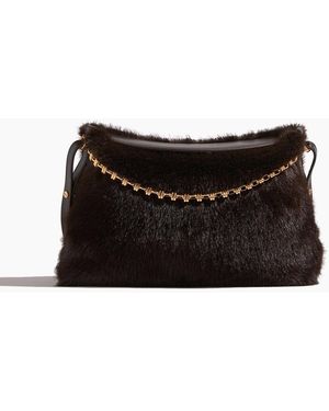 Vanessa Bruno Daily Chain Gm Clutch - Black
