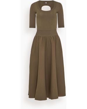 Maria McManus Double Keyhole Dress - Natural