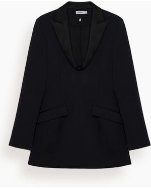 Jonathan Simkhai Marina Blazer Mini Dress - Black