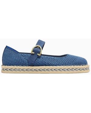 Rothy's The Espadrille Mary Jane - Blue
