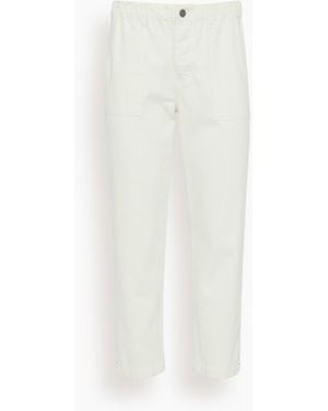 Xirena Relaxed Fit Denim Drop-Crotch Pants - White