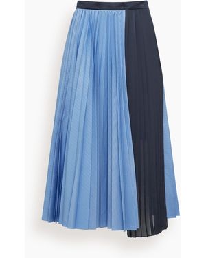 Sacai Poplin Skirt - Blue