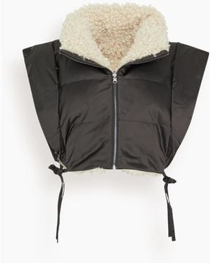 Isabel Marant Hoodiali Puffy Jacket - Black