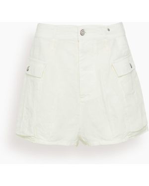 R13 Bubble Skort - White