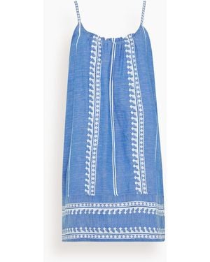lemlem Zina Swing Dress - Blue