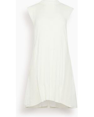 Sacai Denim X Knit Dress - White