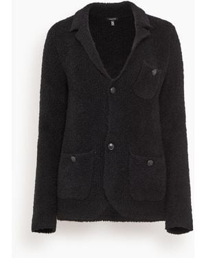 R13 Shrunken Sweater Blazer - Black