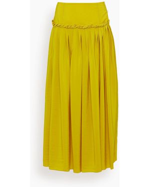 Lanvin Basque Skirt - Yellow