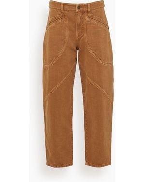 Isabel Marant Catarina Denim Jean - Brown