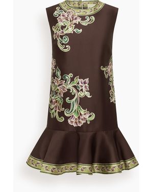 ALÉMAIS Josie Mini Dress - Brown