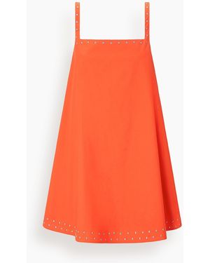 STAUD Brio Dress - Orange