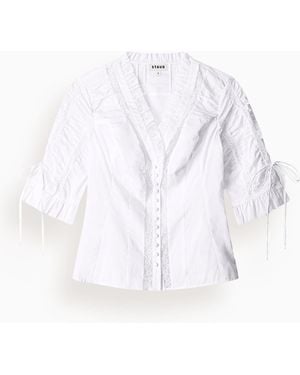 STAUD Paolina Top - White